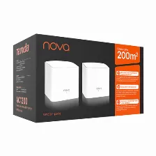 Mesh Tenda Nova Mw5g(2-pack) Wi-fi 5 (802.11ac), Puertos Lan 2, Antenas 2